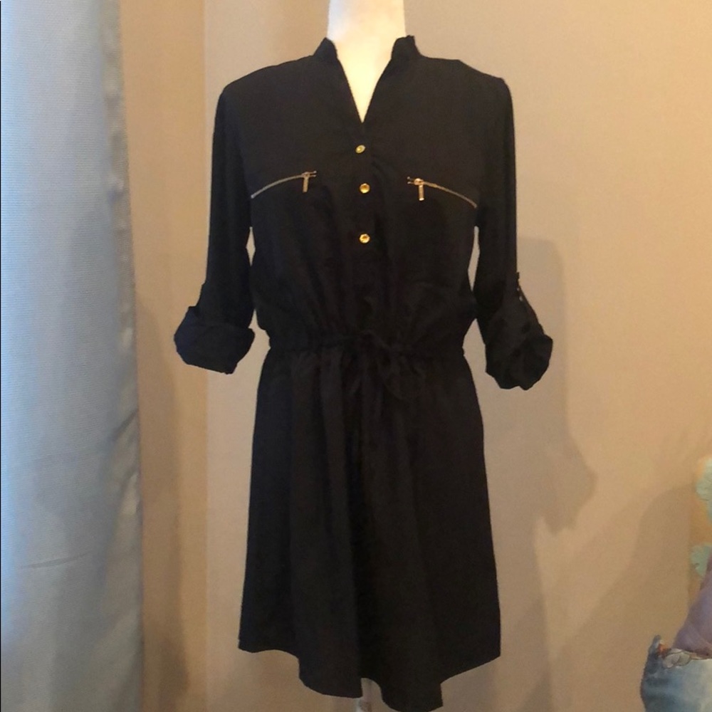 New Black Shirt Dress
